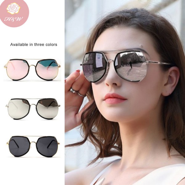 Fashion oversized frame retro sunglasses