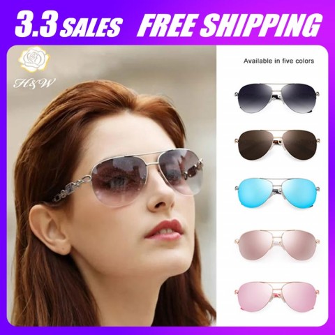 Fenqi women s half frame sunglasses