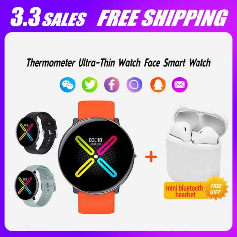 Thermometer Ultra-thin Watch Face Smart Watch