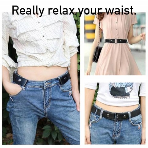 Buckle-free Invisible elastic waist belts-Men and women size-Buy 2pcs save 198pesos