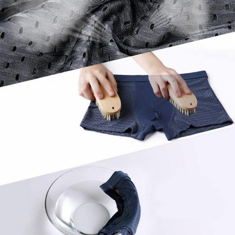 4pcs Ice Silk Men's Breathable 3d Magic Antibacterial Magnetic Underpants