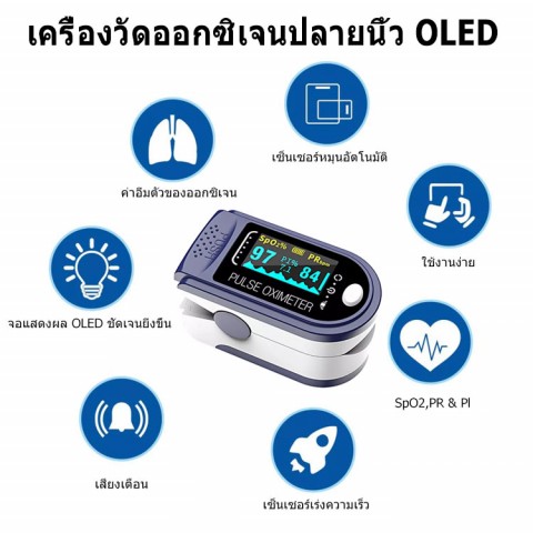 SP01 เครื่องวัดความอิ่มตัวของออกซิเจนในเลือดปลายนิ้ว