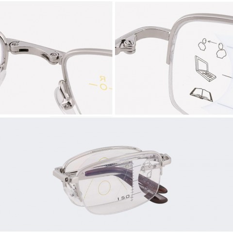 Progressive Multi-Focus HD Folding Reading Glasses