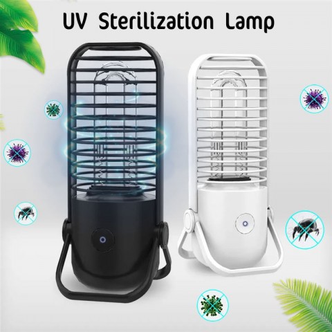 Rechargeable Portable UV Germicidal Lamp  For Car Bedroom Bathroom Home Office