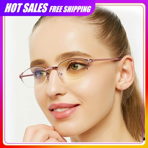 2021 Folding Half Frame Ladies Reading Glasses